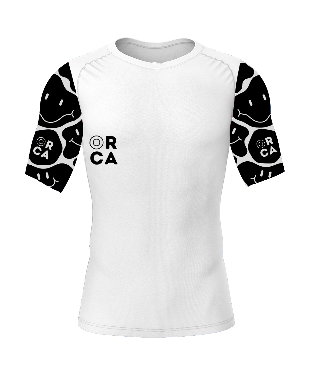 Orca Rashguard - Short Sleeve Rash Guards & Swim Shirts ORCA BJJ NOGI GRAPPLING WRESTLING Brazilian Jiu Jitsu Rashguards Rash Guard BJJ Rashguard Rash Guards SURF OCEAN BEACH